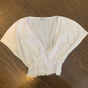 White Peasant Top